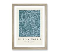 Indian Pattern Vol.1 By William Morris Exhibition Museum Painting Framed Print | A3 Oak Framed Wall Art | Ready to Hang | Modern Historical Picture | Living Room Bedroom Lounge Office