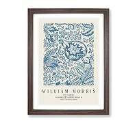 Indian Pattern Vol.2 By William Morris Classic Painting Framed Print | A2 Walnut Framed Wall Art | Ready to Hang | Classic Historical Picture | Living Room Bedroom Lounge Office