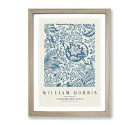 Indian Pattern Vol.2 By William Morris Classic Painting Framed Print | A4 Oak Framed Wall Art | Ready to Hang | Classic Historical Picture | Living Room Bedroom Lounge Office