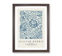 Indian Pattern Vol.2 By William Morris Exhibition Museum Painting Framed Print | A2 Walnut Framed Wall Art | Ready to Hang | Modern Historical Picture | Living Room Bedroom Lounge Office