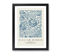 Indian Pattern Vol.2 By William Morris Exhibition Museum Painting Framed Print | A3 Black Framed Wall Art | Ready to Hang | Modern Historical Picture | Living Room Bedroom Lounge Office