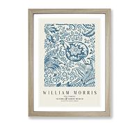 Indian Pattern Vol.2 By William Morris Exhibition Museum Painting Framed Print | A3 Oak Framed Wall Art | Ready to Hang | Modern Historical Picture | Living Room Bedroom Lounge Office