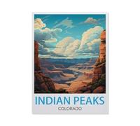 Indian Peaks Colorado，Jigsaw Puzzles for Adults 1000 Piece Challenging Game Toys, Impossible Puzzle,1000 Piece Jigsaw Puzzles for Adults Family Decoration Puzzle（75x50cm）-V95