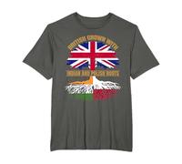 Indian Polish Heritage British Grown India Poland Roots T-Shirt