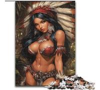 Indian Princess 1000 Piece Jigsaw Puzzles for Adults & Teens, Relax Games Is Ideal As A Gift for The Whole Family (50x75cm)