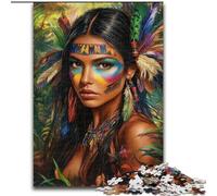 Indian Princess 1000 Piece Jigsaw Puzzles for Teenagers Gifts, Challenging Difficult Deal As Gifts for The Whole Family (50x75cm)