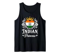 Indian Princess India Flag Proud Indian Girl Tank Top
