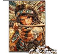 Indian Princess Jigsaw Puzzles for Adults 1000, Educational Stress Relief Toy for Is Ideal As A Gift for The Whole Family (50x75cm)