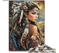 Indian Princess Puzzles for Teenagers 1000 Pieces, Family Fun Games Fun at Home Activities, Birthday Present, Travel Gifts (26x38cm)