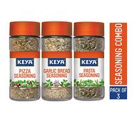 Indian Pure Delicious Keya Combo of Garlic Bread Seasoning(50G) & Pasta Seasoning(45G) & Pizza Seasoning(45G)