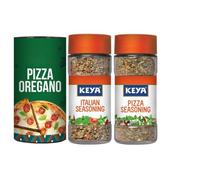 Indian Pure Delicious Keya Italian Combo Pack -Pizza Oregano 80 G, Seasonings 35 G, Pizzas Seasoning (45 G)