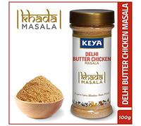Indian Pure Delicious Keya Khada Masala - Delhi Butter Chicken Khada Masala: Pre-Roasted Coarse Ground Whole Spice Mix, 100 g