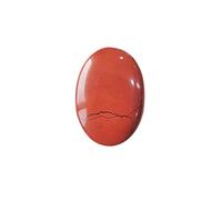 Indian Red Jasper Oval Healing Gemstone Cabochon Oval Shape Stone Reiki Stone Healing Crystal Healing & Meditation-B0915Z1XTY, Silver, Created Sapphire