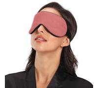 Indian Red Travel Essential Eye Mask for Sleeping with Elastic Adjustable Band Blackout with Adjustable Strap Eye Mask for Sleeping Travel, Nap, Yoga