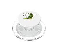 Indian Ringneck Parakeet Green Parrot Pet Bird Lover PopSockets PopGrip for MagSafe