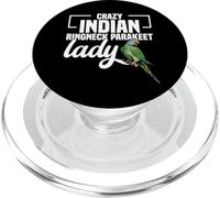 Indian Ringneck Parakeet Mom Crazy Indian Ringneck Parakeet PopSockets PopGrip for MagSafe
