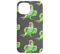 Indian Ringneck Parrot Bird Case for iPhone 15