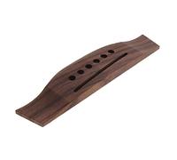 Indian Rosewood Acoustic Guitar Bridge - Enhance Sound, Easy Installation - 6 String Guitar Accessory for Acoustic Folk Guitars