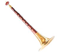 Indian Rosewood Suona Adult Beginner Chinese Traditional Ethnic Suona Horn Musical Instrument Suona Set(Color:B flat)