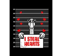 Indian Runner Duck Indian Runner Duck Valentines Day I Steal Hearts 1: Daily Notebook| 8.5x11 in - 110 Pages