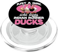 Indian Runner Duck Lover For A Humorous Duck Farmer PopSockets PopGrip for MagSafe