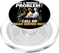 Indian Runner Duck Lover For A Humorous Duck Farmer PopSockets PopGrip for MagSafe