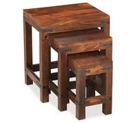 Indian Sheesham Nest of 3 Tables