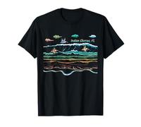 Indian Shores FL Florida Waves Pelican Bird Watching T-Shirt