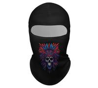 Indian Skull Breathable Balaclava Sun Protection Full Face Mask Cycling Sunscreen Headcover Cap Windproof Sports Headwear