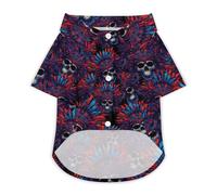Indian Skull Lightweight Dog Shirt Breathable Summer Clothes Casual Pet T-Shirts for Small Medium Large Dogs Cats
