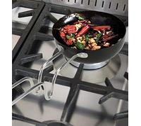 Indian Spice Roasting Spoon Tadka Pan Non-Stick Hard Anodised Spice Tadka Masala Vaghar Vadki Spice Heating Spoon Pan (10cm)