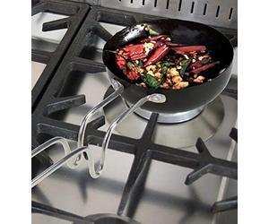 Indian Spice Roasting Spoon Tadka Pan Non-Stick Hard Anodised Spice Tadka Masala Vaghar Vadki Spice Heating Spoon Pan (10cm)