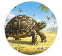 Indian Star Tortoise 1000 Piece Wildlife Jigsaw Puzzles Colourful Beautiful Decoration for Adults And Kids 1000pcs (67.5x67.5cm)