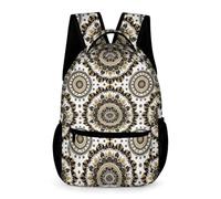 Indian Style Mandala Backpack Primary Kids Age 9 Primary Kids Bohemia School Bag Year 4 Children Modern Rucksack Book Bag 43x32x15cm for Weekend Travel Books Notebooks