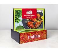 Indian Tandoori Chicken Recipe Kit by Cookaway | Authentic Indian Cooking Kit | Premium Spices & Ingredients | Restaurant-Quality Curry at Home | Serves 2-3 | Foodie Gift