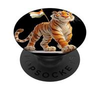 Indian Tiger Look for Bengal and Cats Lovers PopSockets Adhesive PopGrip