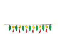 Indian Toran Door Wall Hangings Artificial Mango Leaf Marigold Pompom Decoration Traditional Bandarwal Torans Diwali Pooja Wedding Festive for Entrance Door Home Mandir Office (Marigold Tassel)