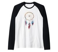 Indian Tribe Dreamcatcher Artwork Native American Pride Raglan Baseball Tee