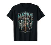 Indian Tribe Native American Feather Headdress Indian Chief Value Graphic T-Shirt