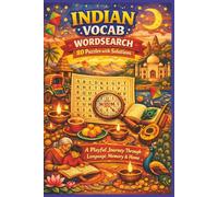INDIAN VOCAB WORDSEARCH 80 Puzzles with Solutions: A Playful Journey Through Language, Memory & Home (Rohim's Indian Desi Puzzlers)