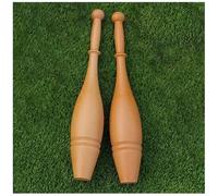 Indian Wooden Clubs for Beginners, Pack of 2 Shoulder Strength Training Bars, Full Body Exercise Trainers