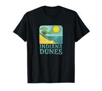 Indiana Dunes National Park Illustration T-Shirt