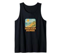 Indiana Dunes National Park Illustration Tank Top
