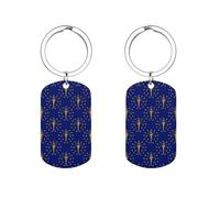 Indiana Flag Men'S Novelty Keychains Custom Keychain Personalized Gifts For Boyfriend Women
