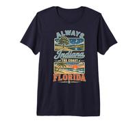 Indiana Florida Snowbird Premium T-Shirt