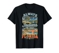 Indiana Florida Snowbird Value Graphic T-Shirt