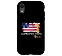 Indiana Fort Wayne Mission Angel Moroni USA Flag Faith Desig Case for iPhone XR