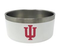 Indiana Hoosiers 32 Oz Stainless Steel Dog Food & Water Bowl - NCAA Officially Licensed