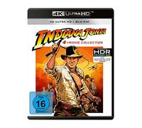 Indiana Jones - 4-Movie Collection (4 4K Ultra HDs) + (4 Blu-rays) + (Bonus Blu-ray)
