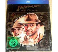 Indiana Jones And The Last Crusade Embossed Steelbook Multi Region Blu Ray.